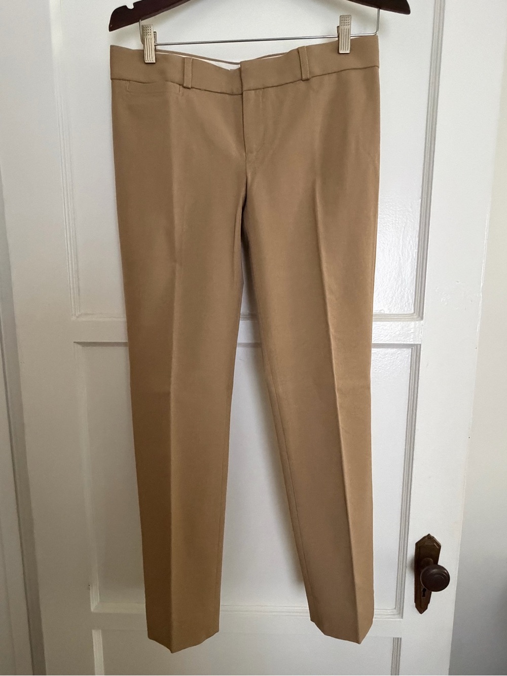 Banana Republic Women's Cropped Tan Dress Pants
